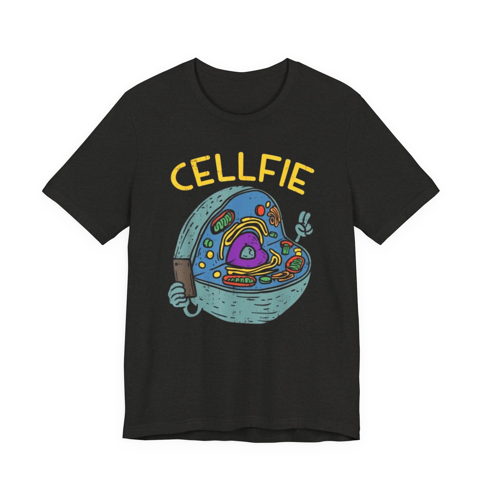 Cellfie cell biology diagram Tee | science pun t-shirt - Image 17