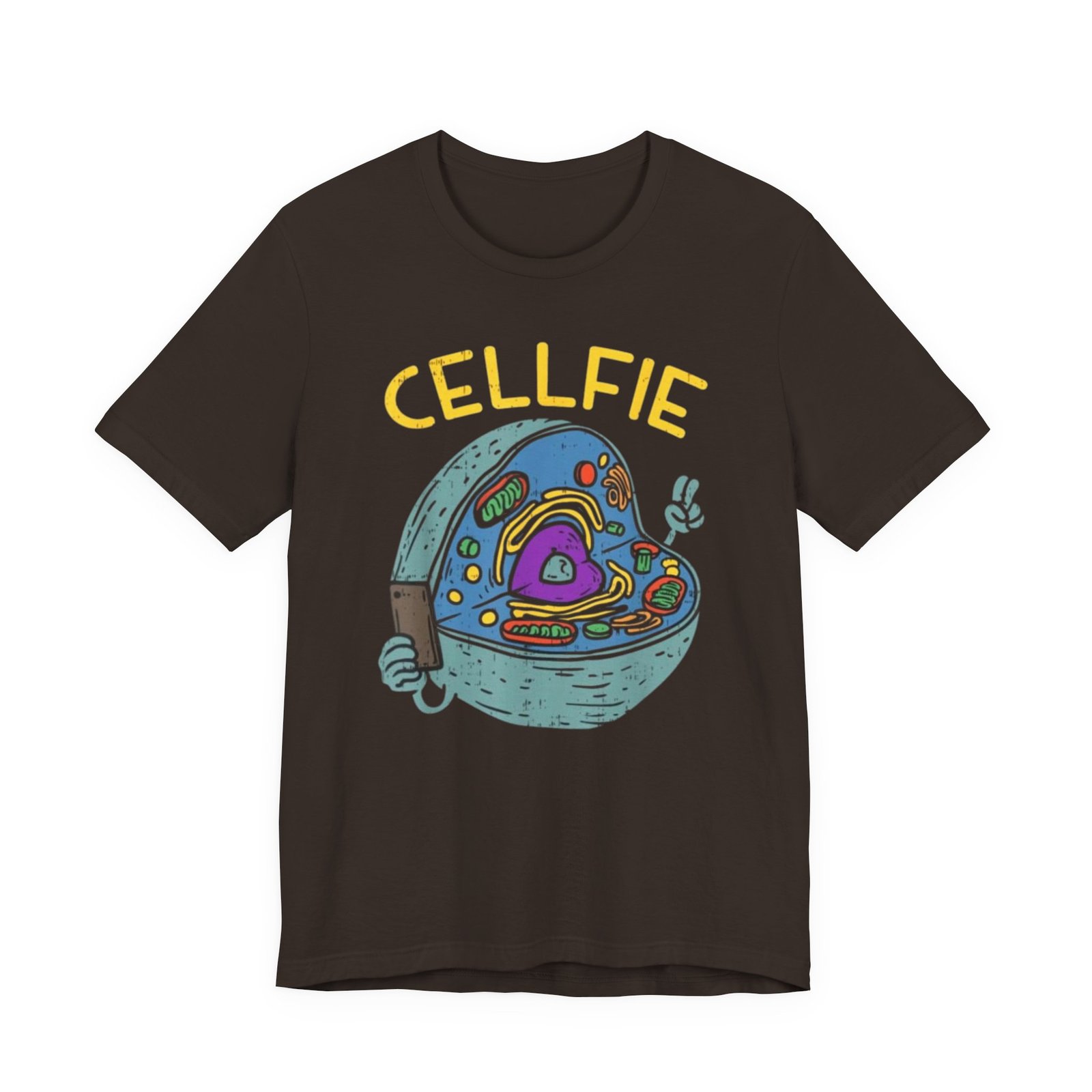 Cellfie cell biology diagram Tee | science pun t-shirt - Image 5